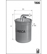 MECAFILTER - ELG5420 - Фильтр топливный MITSUBISHI GRANDIS (NAW) 04