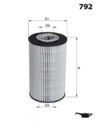 MECAFILTER - ELH4309 - Фильтр масляный: W211/W210/W220/99- /3.2