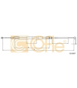 COFLE - 104267 - Трос стояночного тормоза прав задн BMW X3 (E83) all 04-
