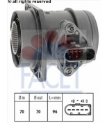 FACET - 101325 - Расходомер воздуха Audi/VW 1.9TDi 94-