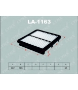 LYNX - LA1163 - Фильтр воздушный DAEWOO Matiz 0.8-1.0 98