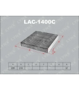 LYNX - LAC1400C - Фильтр салонный угольный FORD Focus II 04 , VOLVO C30 06 /S40 04