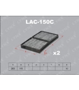 LYNX - LAC150C - Фильтр салонный угольный (комплект 2 шт.) TOYOTA Mark II 92-01