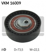 SKF - VKM16009 - Ролик натяжителя грм