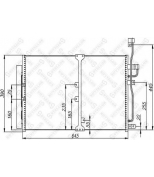 STELLOX - 1045608SX - 10-45608-SX_радиатор кондиционера! Chevrolet Captiva 2.0D  Opel Antara 2.0CDTi 06