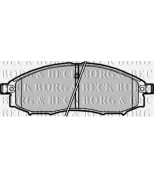 BORG & BECK - BBP1882 - Колодки тормозные (BBP1882)