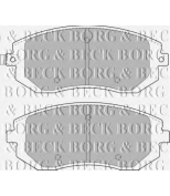BORG & BECK - BBP1905 - Колодки тормозные (BBP1905)