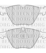 BORG & BECK - BBP2110 - Колодки тормозные (BBP2110)