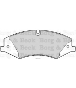 BORG & BECK - BBP2306 - Колодки тормозные (BBP2306)
