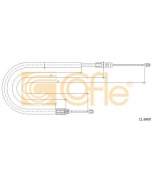 COFLE - 116600 - Трос стояночного тормоза RENAULT: CLIO 1,5DCi 7/01- 1378/1101 mm