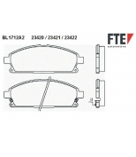 FTE - BL1712A2 - Колодки тормозные передние к-кт NISSAN PATHFINDER (R51M)/X-TRAIL (T30) ACURA MDX 2003>