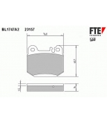 FTE - BL1747A2 - Колодки тормозные задние дисковые к-кт MB W163 M-classe