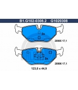 GALFER - B1G10203082 - Колодки тормозные дисковые