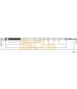 COFLE - 120721 - Трос стояночного тормоза