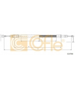 COFLE - 120744 - Трос стояночного тормоза задн FIAT ULYSSE all 2.0 JTD (дисковые тормоза) 07-