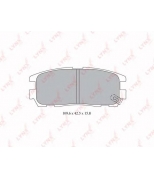 LYNX - BD3803 - Колодки тормозные задние GREAT WALL Hover 2.4 05 , ISUZU Trooper 3.0-3.5 91-04, OPEL Frontera 2.0-3.2 91-04,