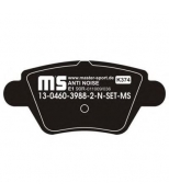 MASTER-SPORT - 13046039882NSETMS - Колодки тормозные premium до 40 000км гарантии 13-0460-3988-2-n-set-ms 28928