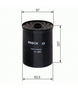 BOSCH - 1457434448 - Фильтр топливный CHRYSLER: VOYAGER I 84-95  JEEP: CHEROKEE 84-, GRAND CHEROKEE II 98-