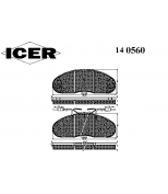 ICER - 140560 - 140560000639001 Тормозные колодки дисковые