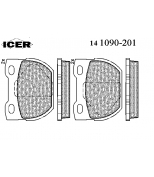 ICER - 141090201 - 23471 колодки задн land rover defender 01-07 icer