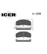 ICER 141228 Комплект тормозных колодок, диско