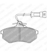 DELPHI - LP431 - Колодки торм.пер.