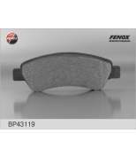 FENOX - BP43119 - Колодки торм.зад.