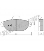 TRUSTING - 1621 - Комплект тормозных колодок, диско