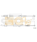 COFLE - 172554 - Трос стояночного тормоза HYUNDAI: LANTRA BR/DISC 96 1436/1260 mm