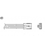 NGK - 1780 - Датчк кислор./лямбда-зонд OZA324-L2