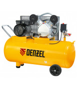 DENZEL 58091 Компрессор пневматический, 2,2 кВт, 370 л/мин, 100 л. DENZEL