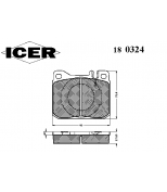 ICER - 180324 - 20341 колодки пер. MB W123, W126 Icer