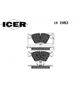 ICER - 181083 - 181083000300001 Тормозные колодки дисковые