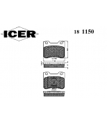 ICER - 181150 - Комплект тормозных колодок, диско