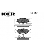 ICER - 181231 - Комплект тормозных колодок, диско