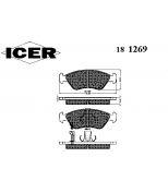 ICER - 181269 - Комплект тормозных колодок, диско