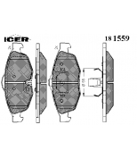 ICER - 181559 - Комплект тормозных колодок, диско