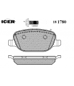 ICER - 181780 - 181780000944001 Тормозные колодки дисковые