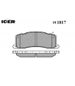 ICER - 181817 - Комплект тормозных колодок, диско