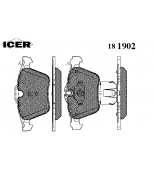 ICER 181902 Комплект тормозных колодок, диско