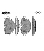 ICER 182004 24561 колодки задн BMW 5-Serie F10 10-, X3 F25 10- Icer