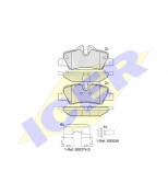 ICER 182190 Колодки дисковые задние