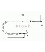 BOSCH - 1987477587 - Трос стояночного тормоза BOSCH