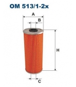 FILTRON - OM51312X - Фильтр масляный к-т 2шт. MB OM345/401/402/422/440/