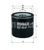 KNECHT/MAHLE - OC1014 - Фильтр масляный VOLVO S60/S80/XC60 2.0T 10-