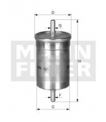 MANN - WK521 - Топливный фильтр