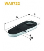 WIX FILTERS - WA9722 - фильтр воздушный для двс