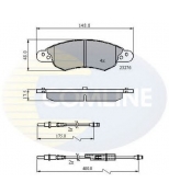 COMLINE - CBP21119 - Тормозные колодки COMLINE (Англия)