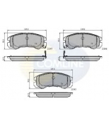 COMLINE - CBP3229 - КОЛОДКИ HOLDEN FRONTERA 98 - 01/JACKAROO/MONTEREY 91 - 04/ISU TROOPER 91 -/OPL FRONTER