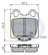 COMLINE - CBP3836 - Колодки дисковые